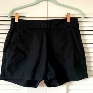 Banana Republic Black High-Waisted 4in Short